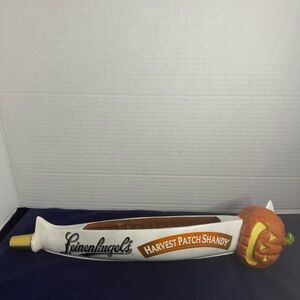 Leinenkugel Tap Handle Harvest Patch Shandy Rare Unique Discontinued Pumpkin